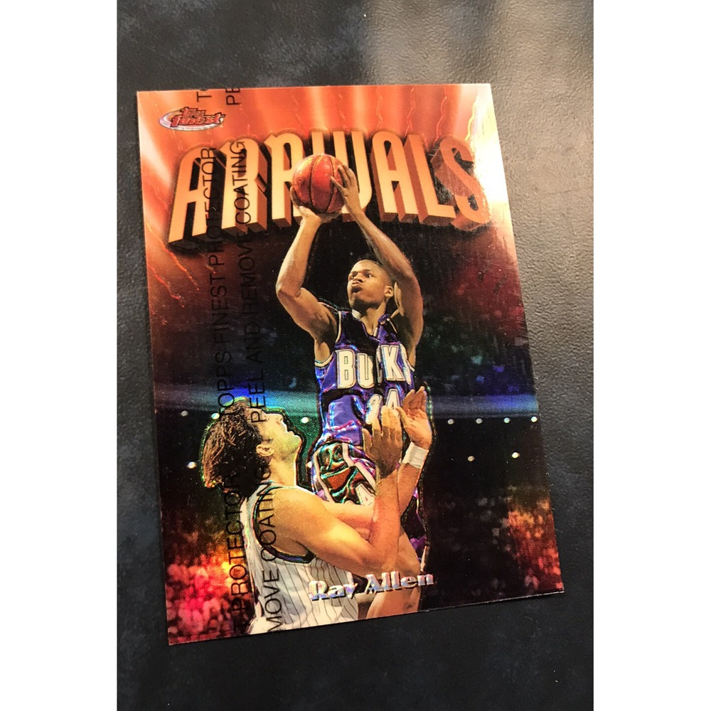 1997-98 Topps Finest Arrivals Bronze Refractor #232 Ray Allen